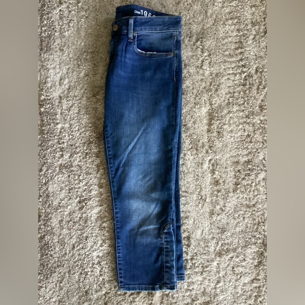 Gap always skinny button ankle jeans -SZ 29/8 - Picture 3 of 5